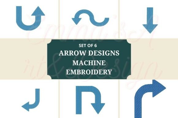 6 Machine Embroidery Arrows Design Set Review