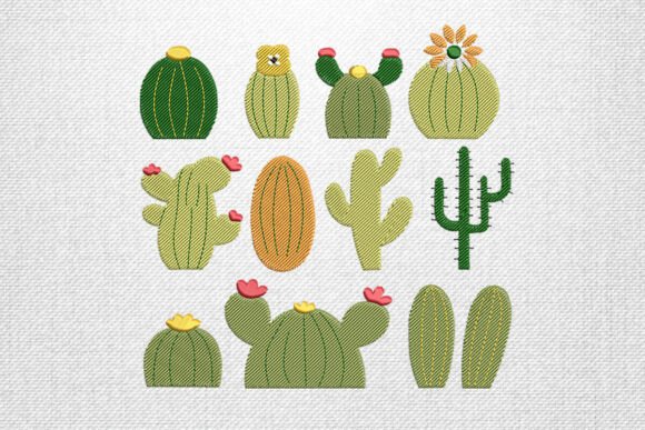 Cactus Embroidery Design Collection Review