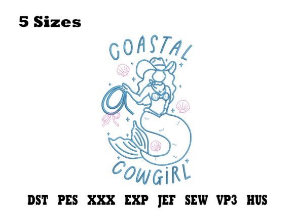 Coastal Cowgirl Mermaid Embroidery Review