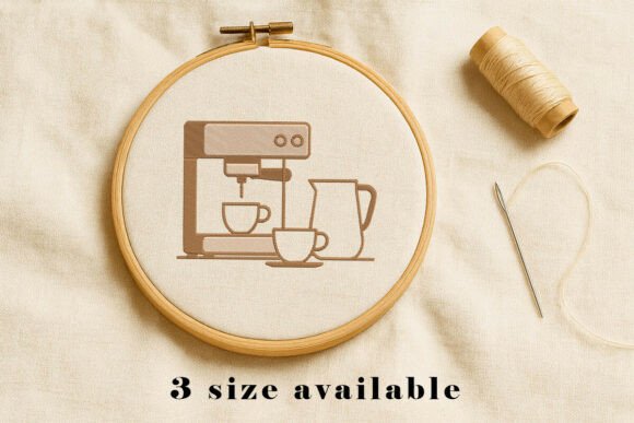 Coffee Machine Embroidery Design File Review