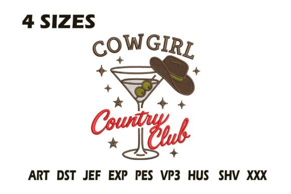 Cowgirl Country Club Embroidery Design Review