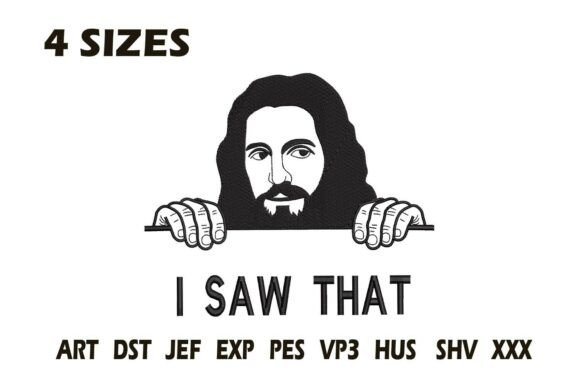 Funny Jesus I Saw That Embroidery Review