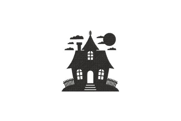 Haunted House Silhouette Embroidery Review