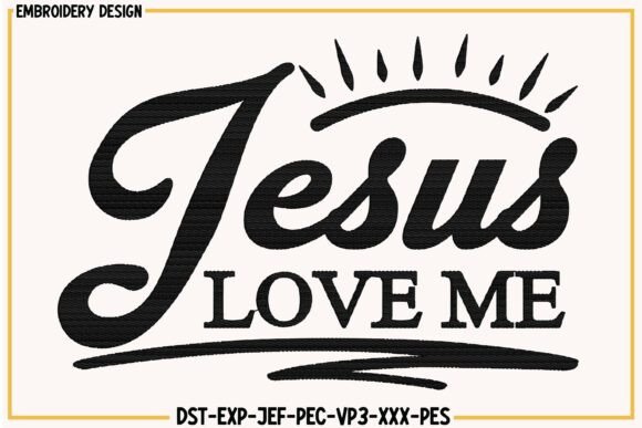 Jesus Love Me Christian Embroidery Review