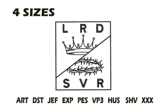 Lord and Savior Crown Embroidery Design Review