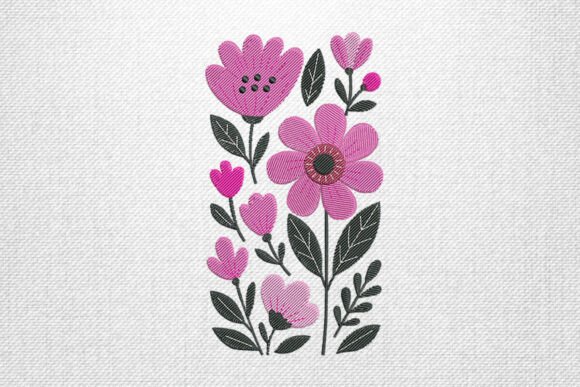Pink Floral Embroidery Design Set Review