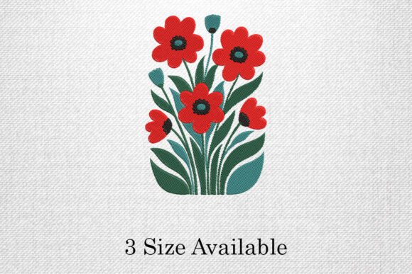 Red Bloom Floral Embroidery Design: A Holiday Review