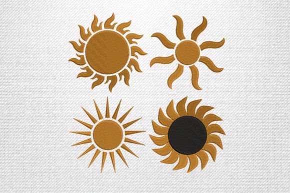 Sun Symbol Embroidery Design Set Review